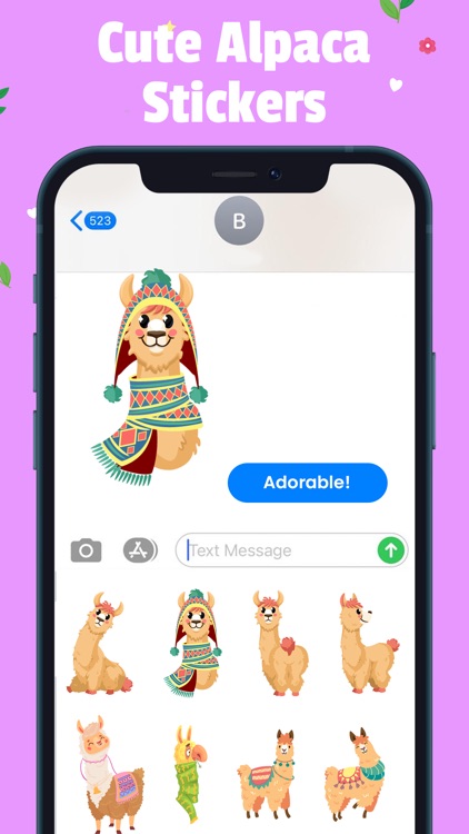 Cute Alpaca Stickers! screenshot-3