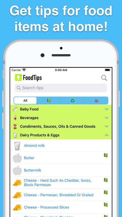 Food Tips - Storage & Cooking! screenshot-0