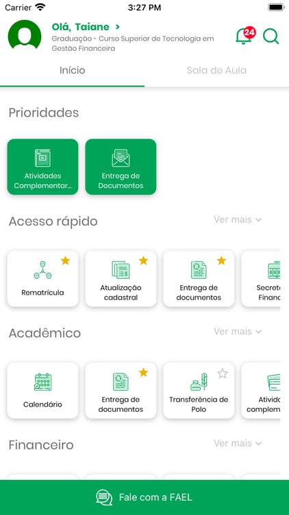 Portal do aluno - FAEL screenshot-3