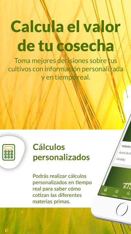 AgroTrader: Calcula tu cosecha