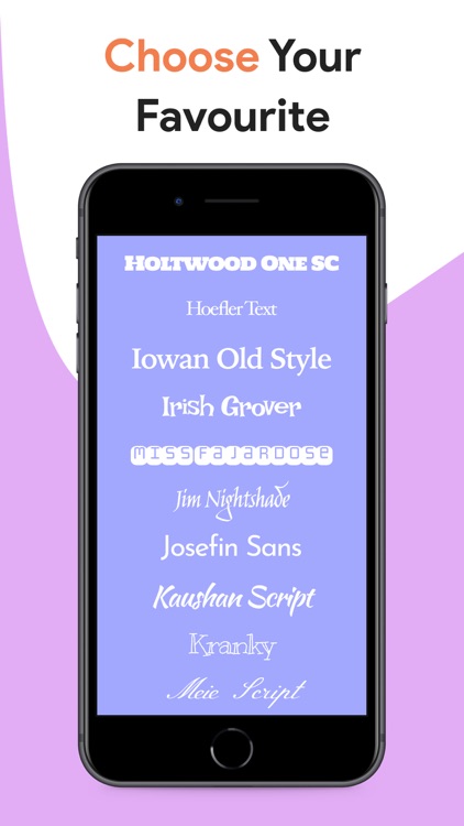 Fonts før iPhone