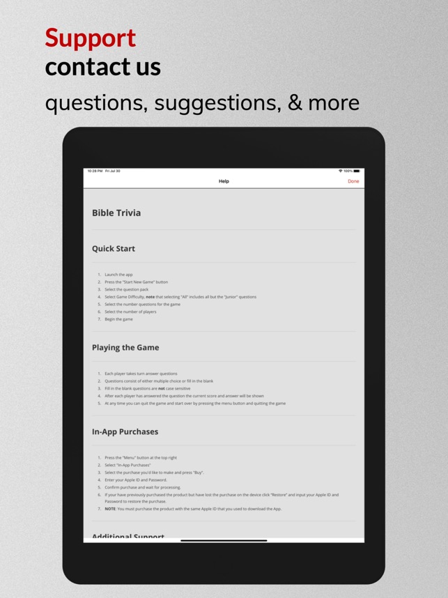 Bible Trivia En App Store