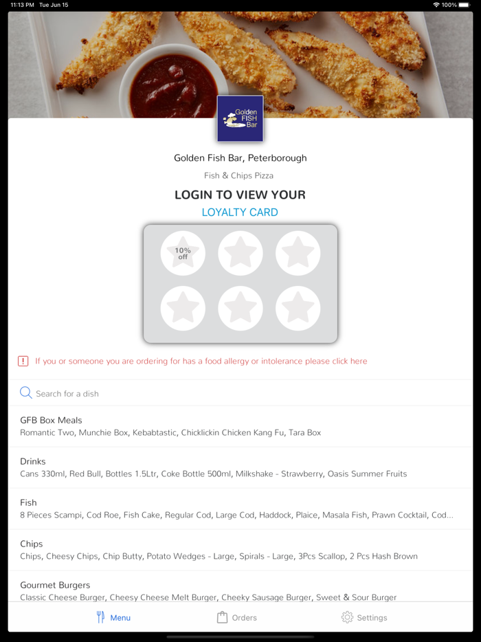 Golden Fish Bar, Peterborough