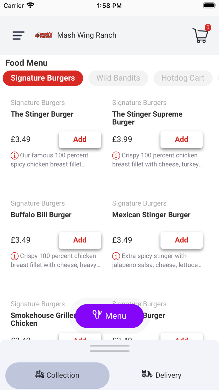 Mash Wing Ranch Bolton