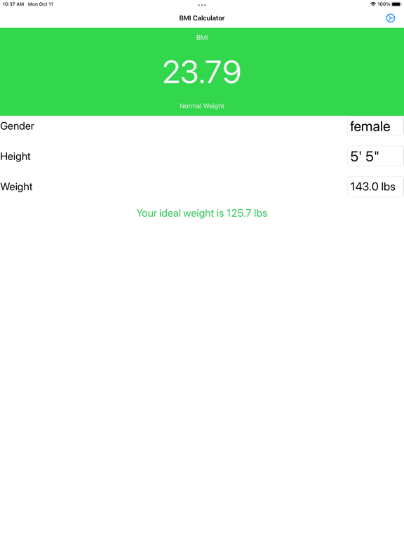 BMI Calculator - BMI Chart screenshot 2