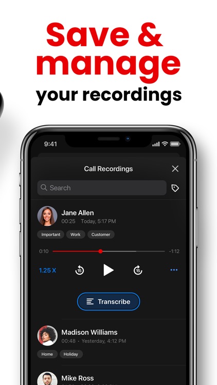 Call Recorder App: RecMyCalls screenshot-9