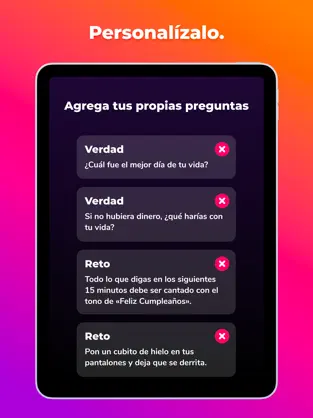 Screenshot 5 Verdad o Reto Juego (18+) iphone