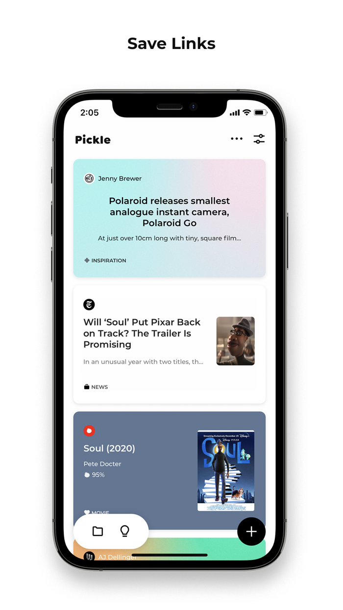 Pickle - Pick  Save Links