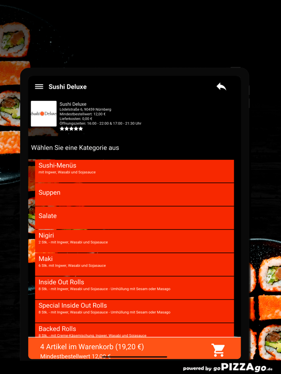 Sushi Deluxe Nürnberg screenshot 8