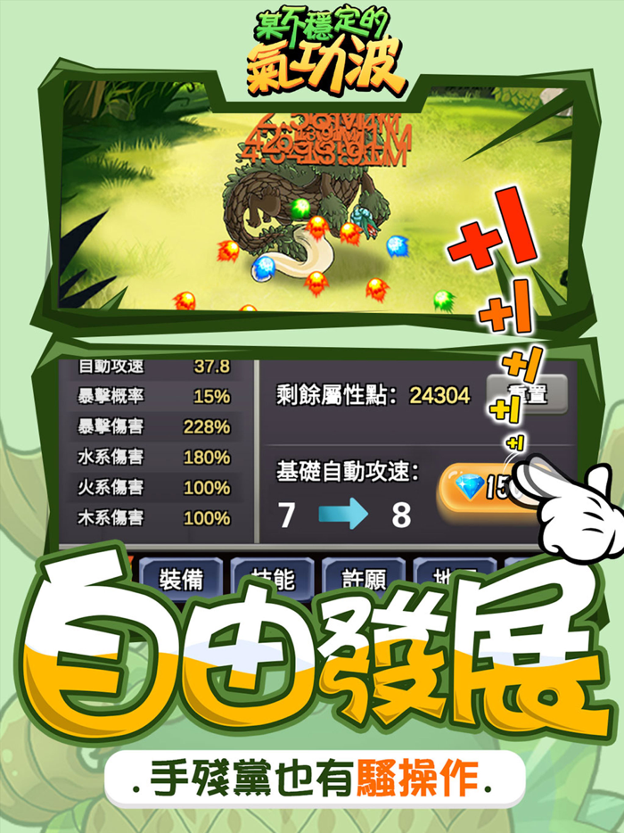 某不穩定的氣功波-放置刷裝備