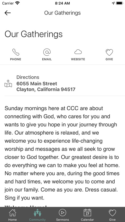 Clayton Community Church - CA