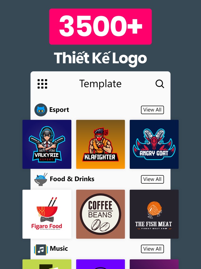 thiết kế logo - app tạo logo