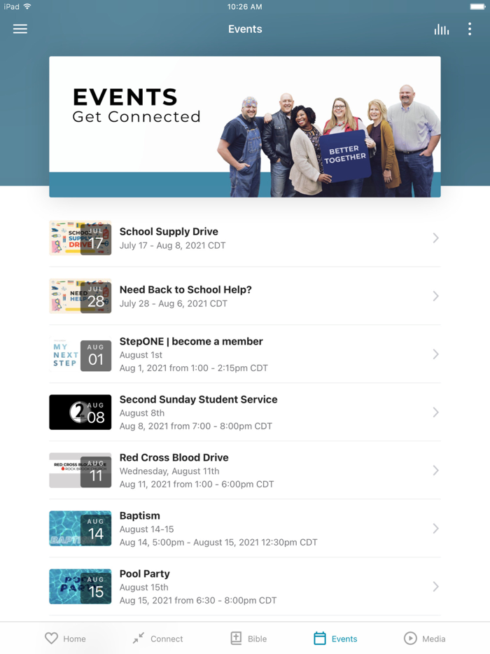 Rock Brook Church App