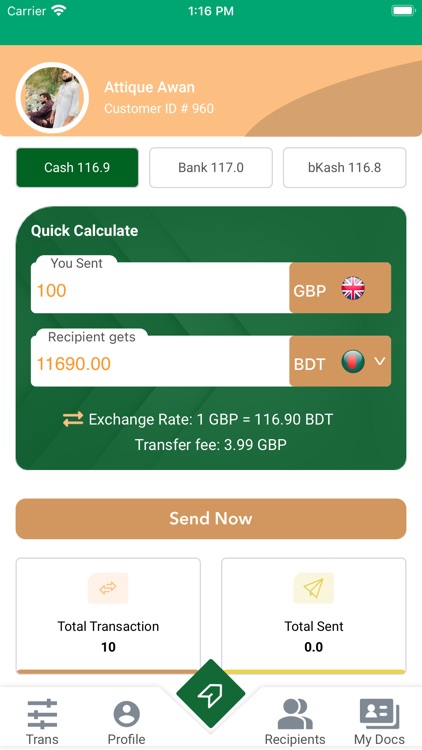Sunnah Money Transfer screenshot-3