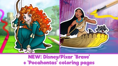 How to cancel & delete Disney Coloring World from iphone & ipad 1