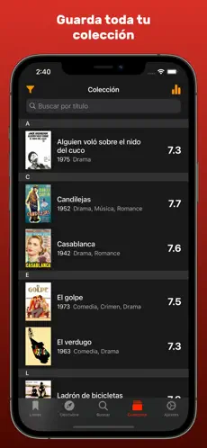 Screenshot 5 Movie Lists Pelis para Netflix iphone