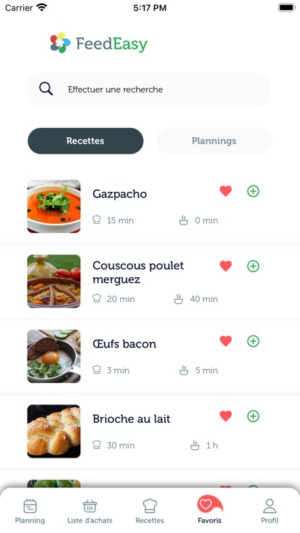 Feed Easy, planifiez vos repas screenshot-5