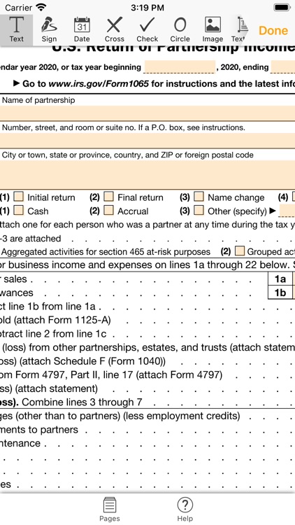 1065 Form