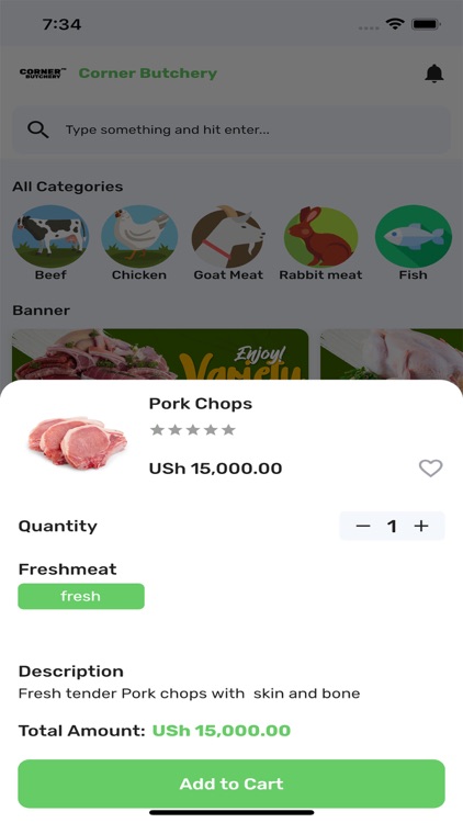 Corner Butchery App