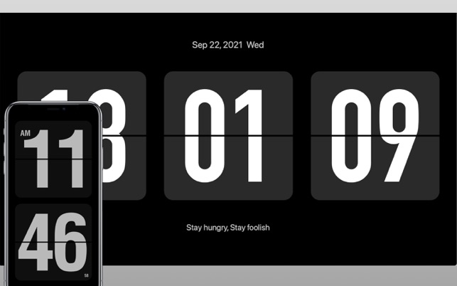 Flip Clock ホーム画面デジタル時計ウィジェット をapp Storeで