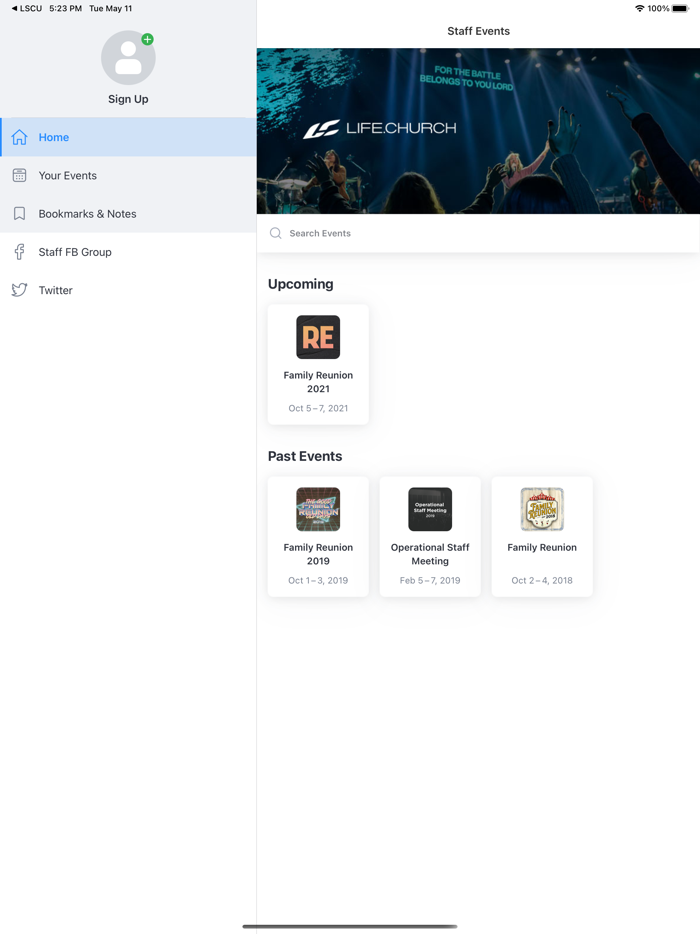 Life.Church Staff Events