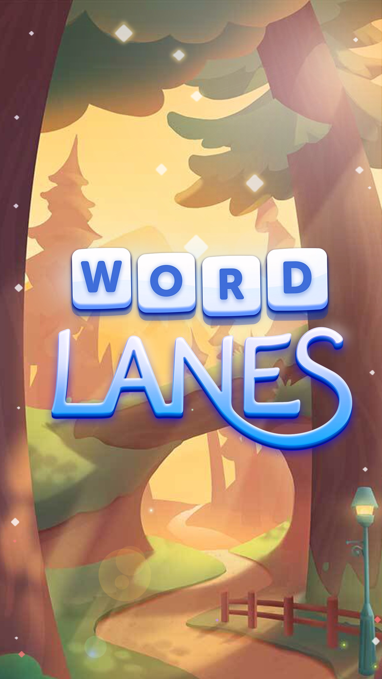 Screenshot do app Word Lanes: Trivia Relaxante
