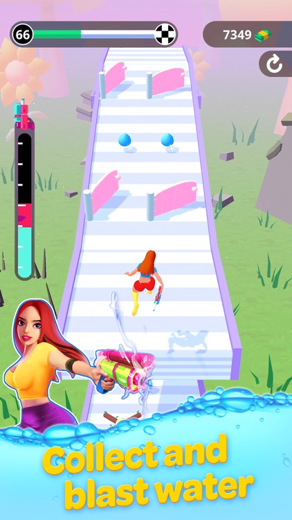 Squirt Gun Girl: Garden Runner screenshot-0