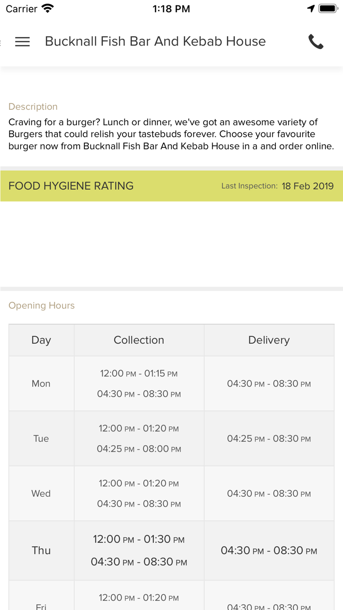 Bucknall Fish Bar Kebab House