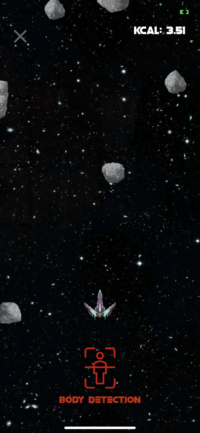 GalaxyFit - body control game