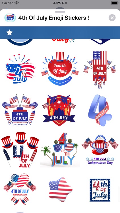 4th Of July Emoji Stickers !
