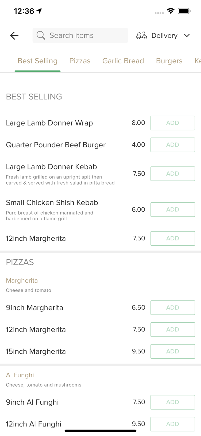 Best Kebab and Pizza House.