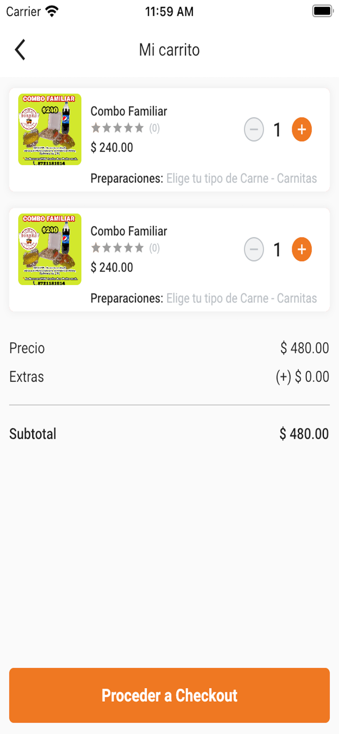EnCorto Comida a Domicilio