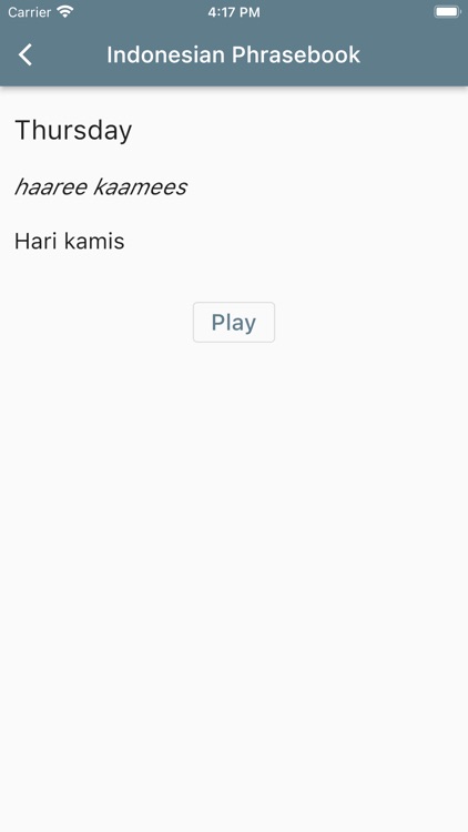 Indonesian Phrasebook