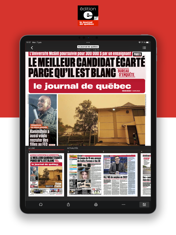 Journal de Québec – EÉdition screenshot 2