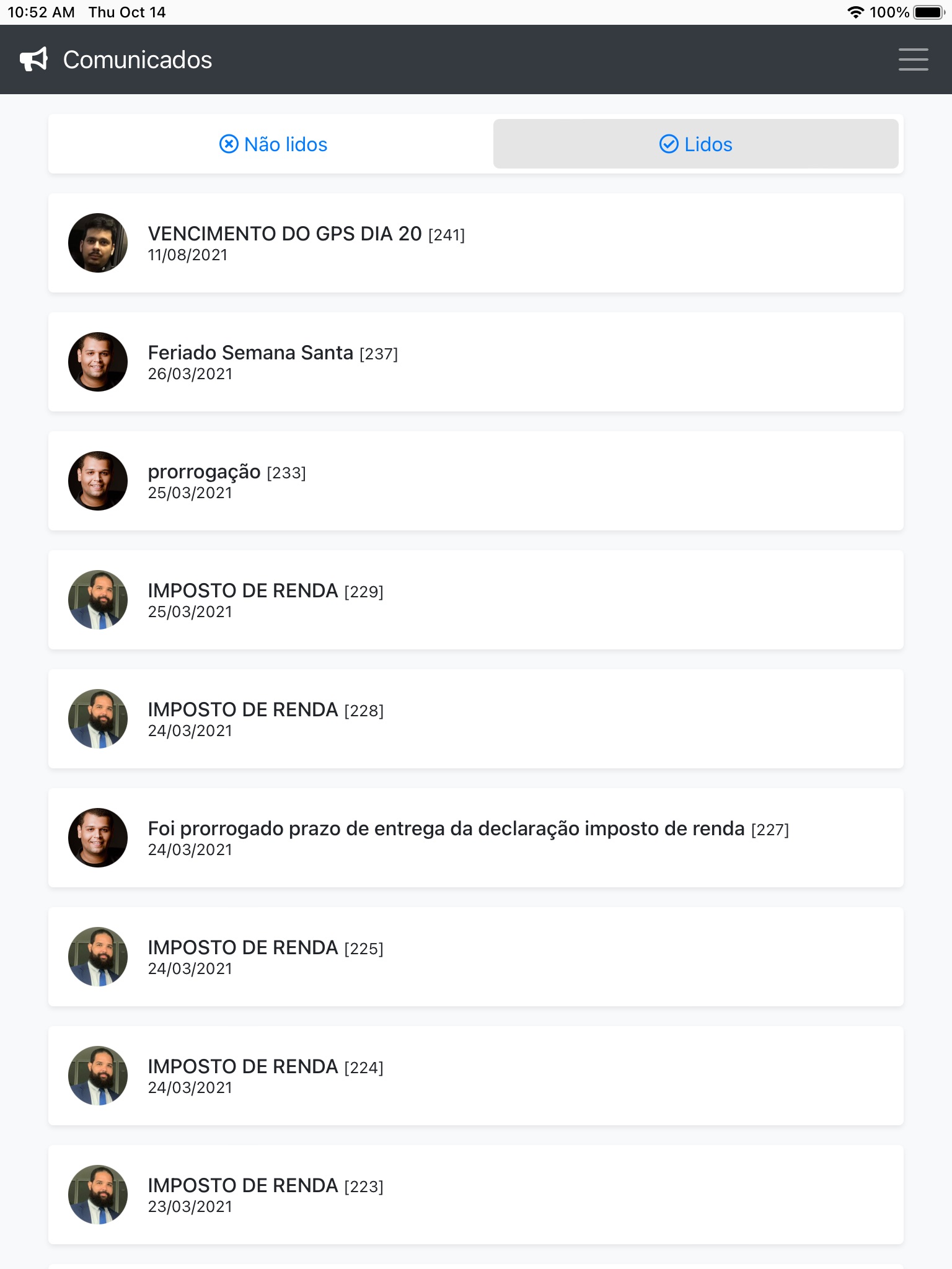 Organização Contábil screenshot 4
