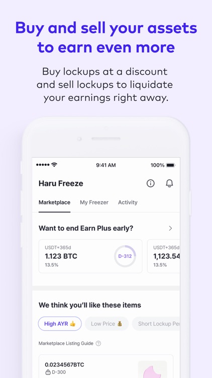 Haru Invest: Earn Crypto & BTC screenshot-6