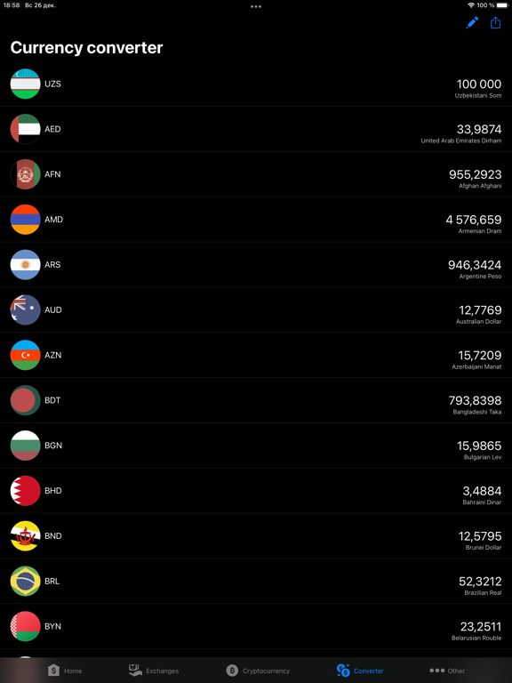 Курсы валют Узбекистана screenshot 4