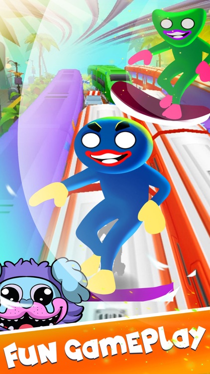 Rainbow Playtime Monster Run