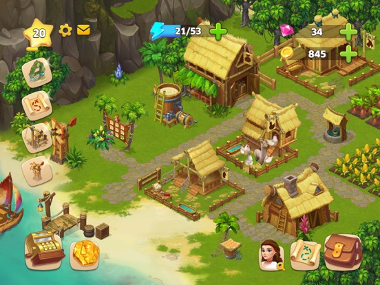 Island Questaway: Farm Village iPad captures décran