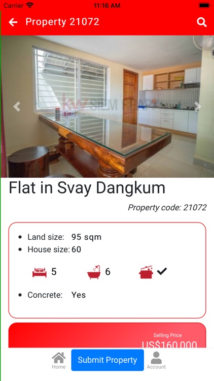 Siem Reap Property Area