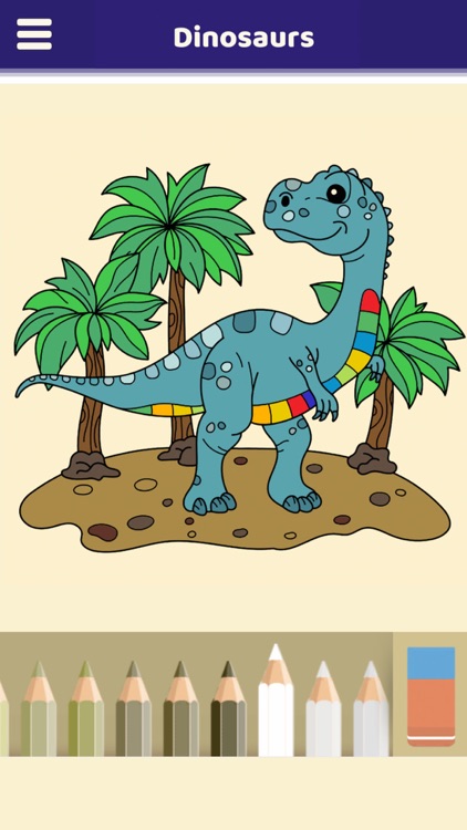 Lovely Dinosaurs Coloring Book