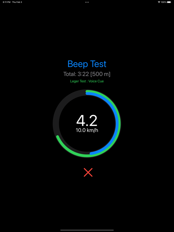 Beep Test Leger screenshot 2