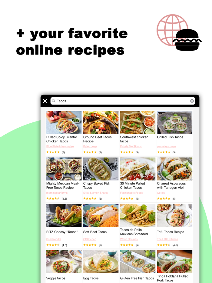 Recipe Selfie Cooking App