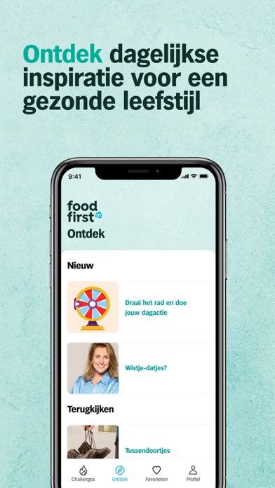 FoodFirst Leefstijlcoach App iPhone app afbeelding 9