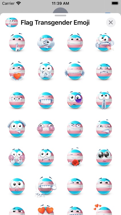 Transgender Flag Emoji screenshot-3