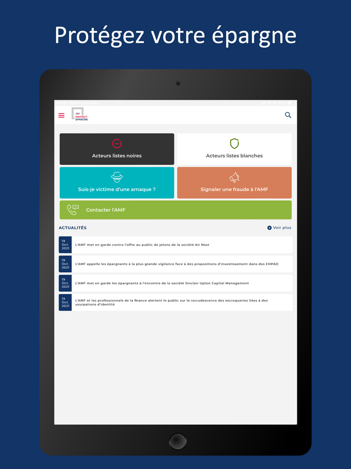 AMF - Protégez votre épargne
