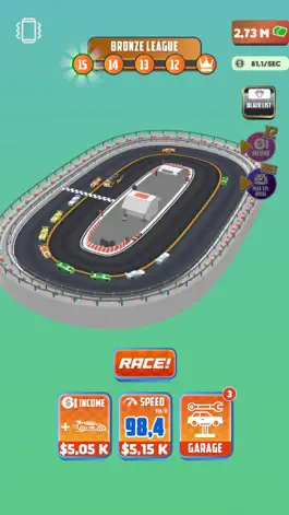 Game screenshot Clicker Racing 3D apk