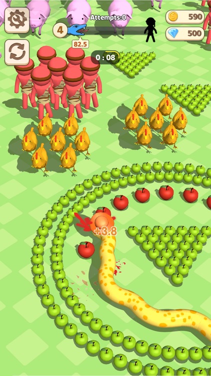 Worm Crusher - Snake Games screenshot-4