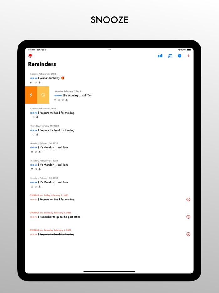 Gasti - reminders made simple