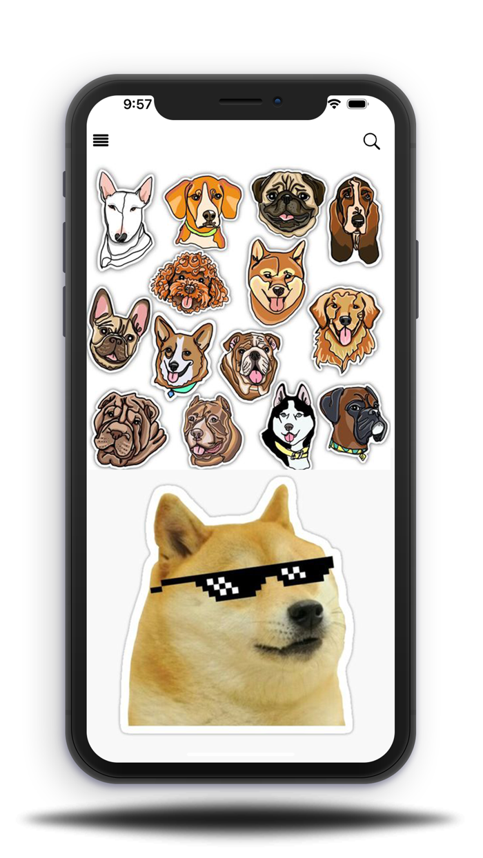 Dog WAStickers Pack